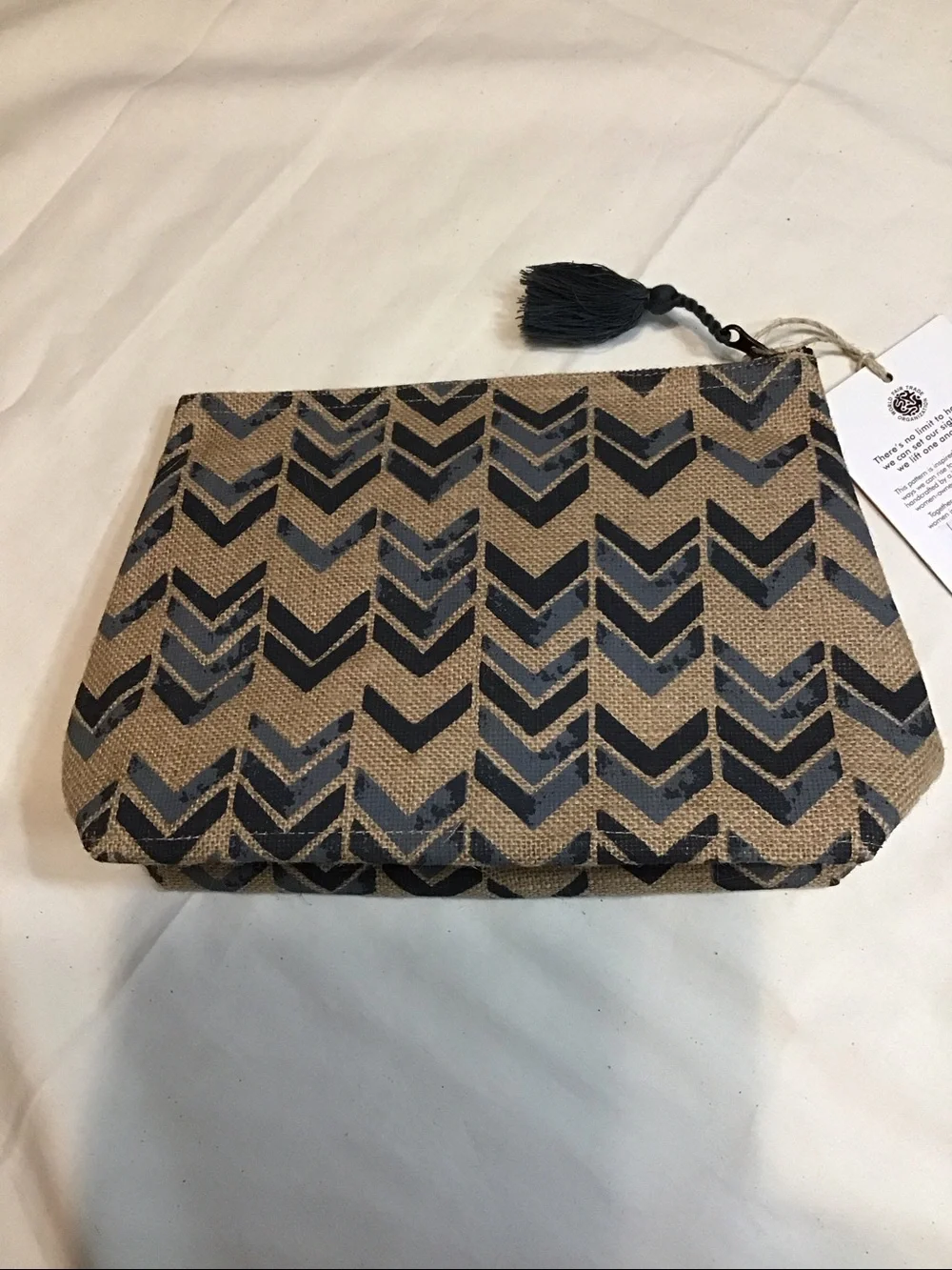 NWT Newman Marcus Fashioned for Change cosmetic bag